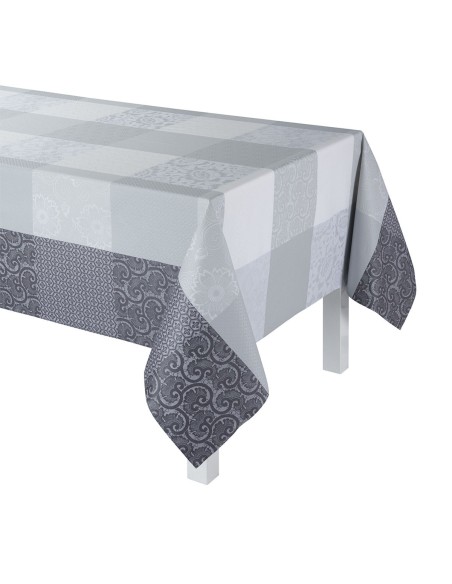 Tissu enduit Fleurs de Kyoto Brume Laize 180cm Le Jacquard Français