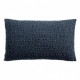 Coussin coton stonewashed Tana Cobalt 40x65, Vivaraise