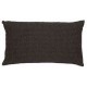 Coussin coton stonewashed Maïa Carbone 30x50, Vivaraise