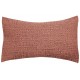 Coussin déco coton stonewashed Tana Blush 40x65, Vivaraise