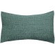  Coussin déco coton stonewashed Tana Vert de gris 40x65, Vivaraise