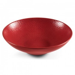 Médard de Noblat assiette pasta 19cm grès Stone Rouge