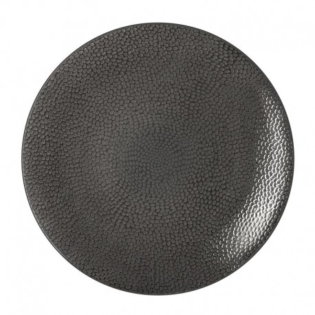 Médard de Noblat assiette plate 27cm grès Stone Gris