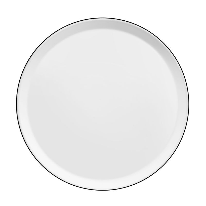 assiette porcelaine, Limoges, moderne, blanc - Médard de Noblat