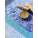 Nappe enduite sur mesure Provence Bleu lavande Le Jacquard Français