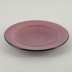 Assiette dessert céramique Collection Sud framboise, Atelier Romain Bernex