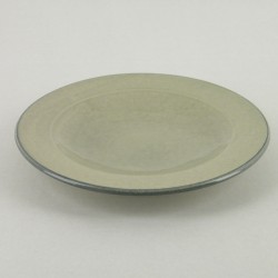 Assiette dessert céramique Collection Sud perle, Atelier Romain Bernex
