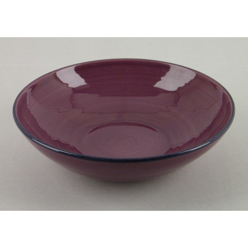 Assiette pasta céramique Collection Sud framboise, Atelier Romain Bernex