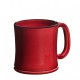 Mug céramique rouge