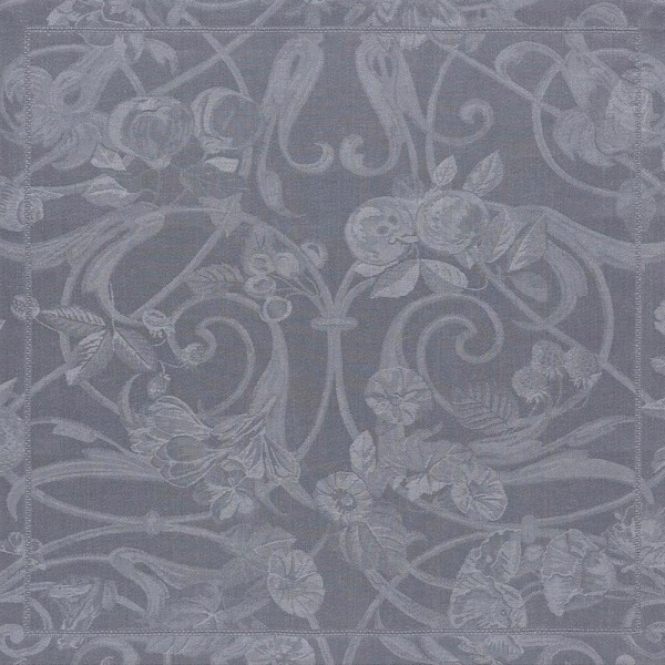 Serviette Tivoli Gris Flanelle Le Jacquard Français 