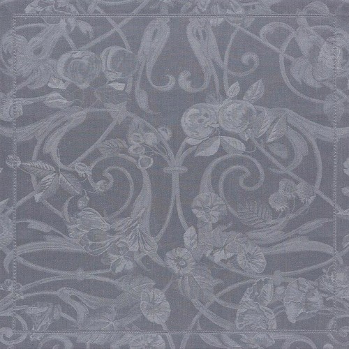 Serviette Tivoli Gris Flanelle Le Jacquard Français 