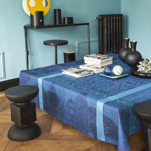 Serviettes de table pur lin Symphonie Baroque Crépuscule, Le Jacquard Français 2