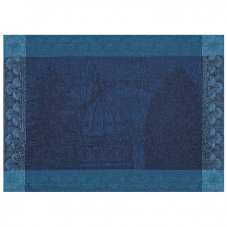 Set de table pur lin Symphonie Baroque Crépuscule, Le Jacquard Français