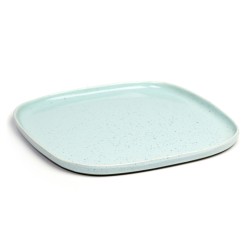 Assiette carrée L 25.4 cm Terres de rêves Light blue, Serax par Anita Le Grelle (par 4)