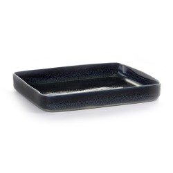 Assiette carrée 18 cm Terres de rêves Dark blue, Serax par Anita Le Grelle (par 4)