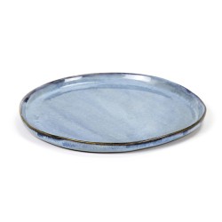 Assiette ronde S 19cm Terres de rêves Blue, Anita Le Grelle