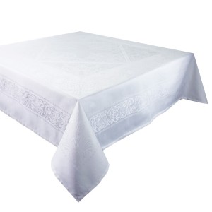 Serviettes de table Alexandrine blanc Neige, Garnier-Thiébaut 2