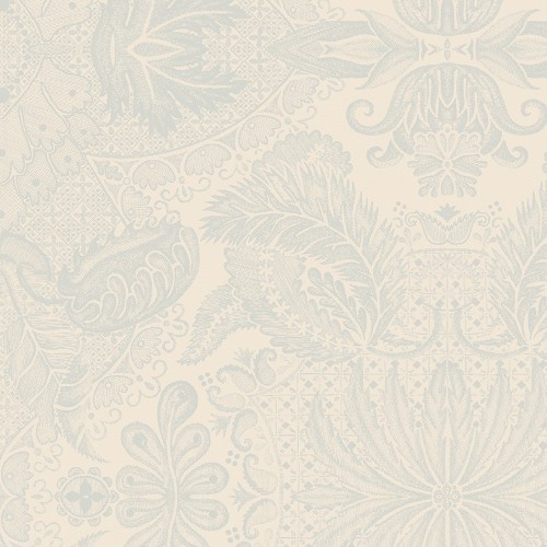 Serviettes de table Mille Isaphire Parchemin, laize 185cm, Garnier-Thiébaut