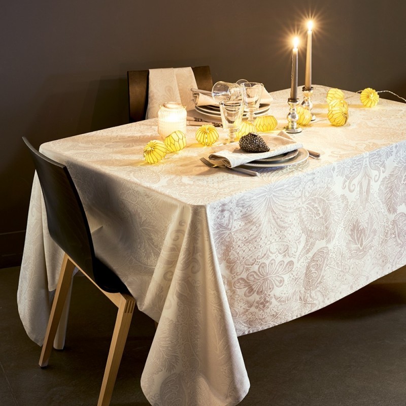 Tablier de cuisine en coton enduit - Blanc et Couleurs