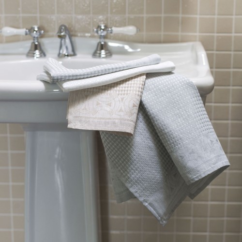 Linge de Bain luxe pur lin  Lula, Le Jacquard Français