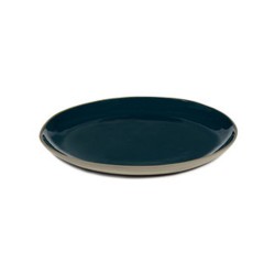 Assiette plate 25 cm RUR:AL Bleu, Serax par Anita Le Grelle