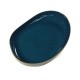 Plat de service ovale 38x26x4.5cm en grès bleu RUR:AL, Serax par Anita Le Grelle