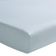 Drap housse lit electrique uni en percale de coton Première Bleu glacier