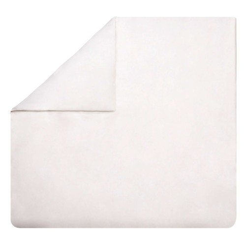 Housse de couettet unie en satin de coton 80 fils Triumph Line Blanc, Essix
