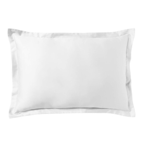 Taie rectangle satin de coton Triumph Line blanc