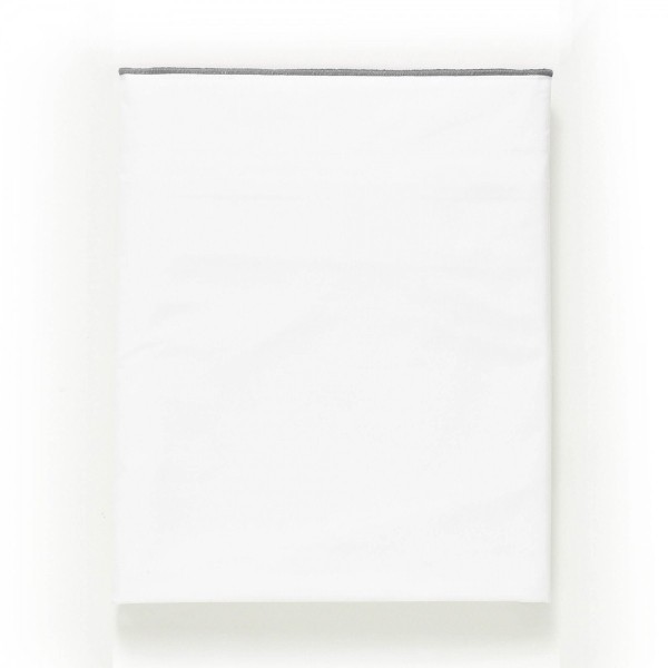 Drap plat en percale de coton Astor Graphite, Designers Guild
