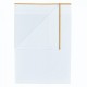 Drap plat en percale de coton Astor Marron et Ocre, Designers Guild