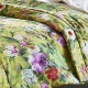 Courtepointe en satin de coton Proserpine Ochre, Designers Guild