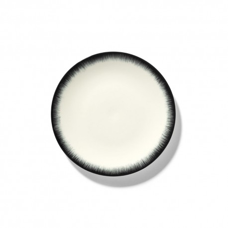 Assiettes porcelaine Serax Dé Ann Demeulemeester 17.5cm Blanc/Noir V3