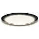 Assiettes porcelaine Serax Dé Ann Demeulemeester 28cm Blanc/Noir V4