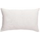 Coussin déco uni Zeff Blanc 30x50, Vivaraise 