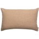 Coussin déco uni Zeff Sable 40x65, Vivaraise 