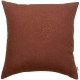 Coussin déco 45x45cm Zeff Nomade Caramel en lin et coton, Vivaraise