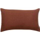 Coussin déco 30x50cm Zeff Nomade Caramel en lin et coton, Vivaraise