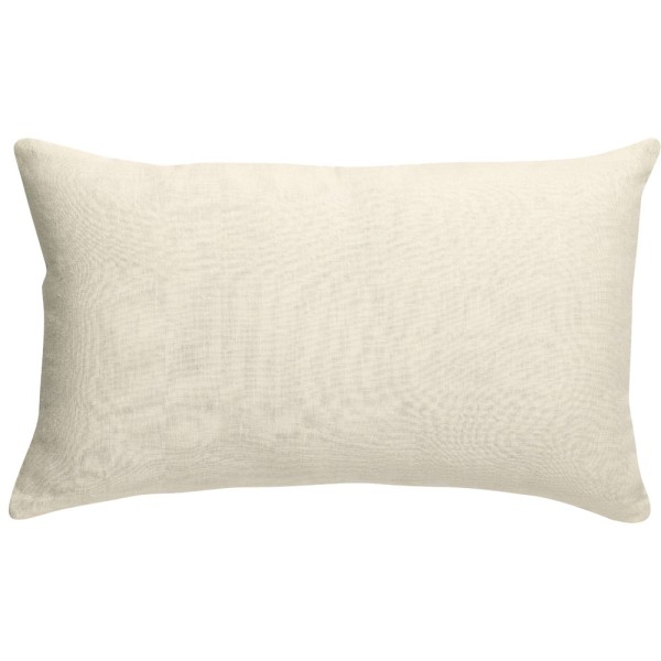 Coussin déco uni Zeff Craie 30x50, Vivaraise 