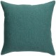 Coussin déco 45x45cm Zeff Nomade Prusse en lin et coton, Vivaraise