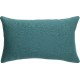 Coussin déco 30x50cm Zeff Nomade Prusse en lin et coton, Vivaraise