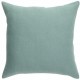 Coussin déco 45x45cm Zeff Nomade Vert de gris en lin et coton, Vivaraise