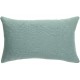 Coussin déco 40x65cm Zeff Nomade Vert de gris en lin et coton, Vivaraise