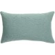 Coussin déco30x50cm Zeff Nomade Vert de gris en lin et coton, Vivaraise