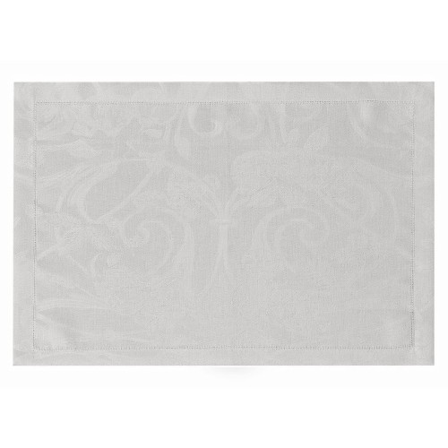 Set de table pur lin Tivoli Perle, Le Jacquard Français