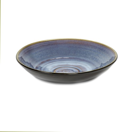 Plat de service 32cm céramique Pure Bleu, Serax par Pascale Naessens