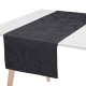 Chemin de table pur lin Tivoli Onyx, Le Jacquard Français