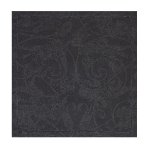 Serviettes de table pur lin Tivoli Onyx, Le Jacquard Français