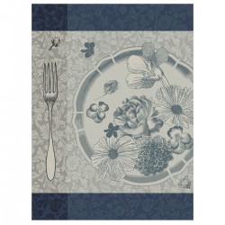 Torchon cuisine Fleurs à croquer Etamine, Le Jacquard Français