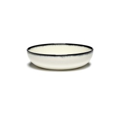 Serax Dé Ann Demeulemeester - Coffret de 2 Coupelles en porcelaine 15.5cm Blanc/Noir VA